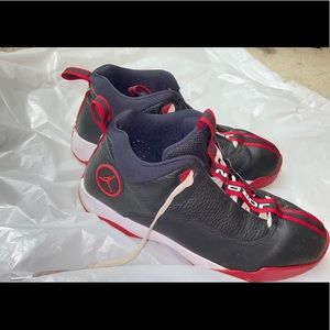 Black and red Jordan’s